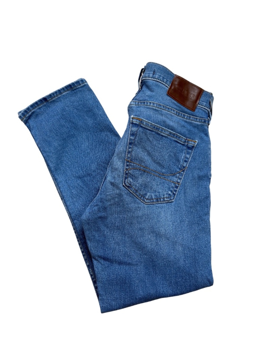 Hollister Epic Flex Slim Straight Jeans Faded Medium Wash W28 L28 Stretch Denim